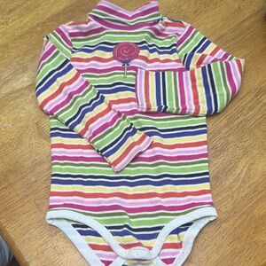 Gymboree Colorful Striped Bodysuit with Lollipop